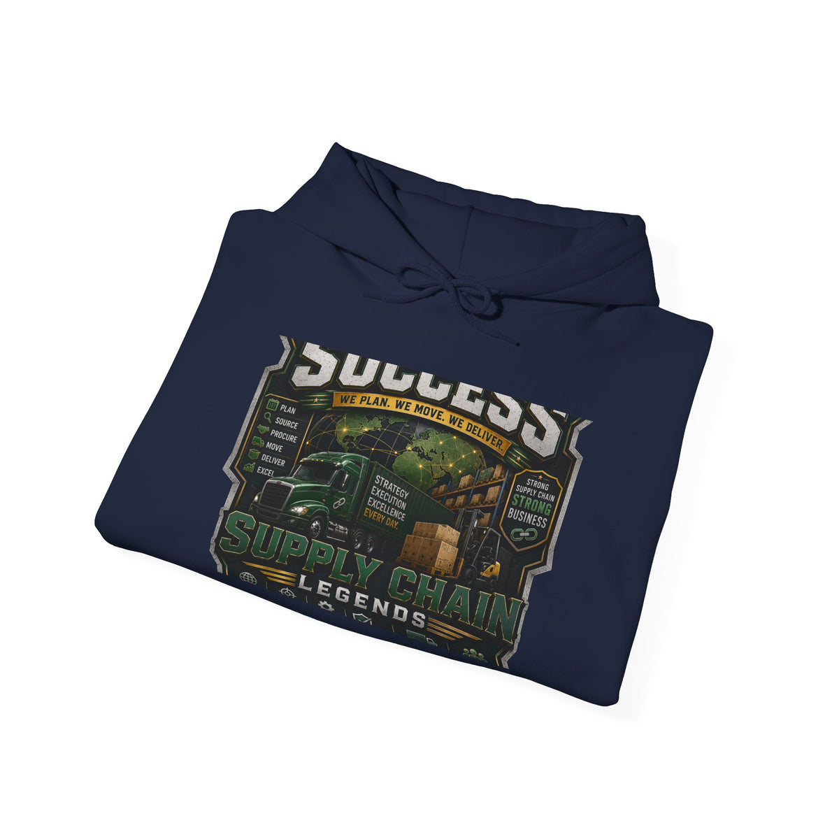Success Supply Co. Hoodie — Vintage Barbershop & Legends Graphic Hooded Sweatshirt