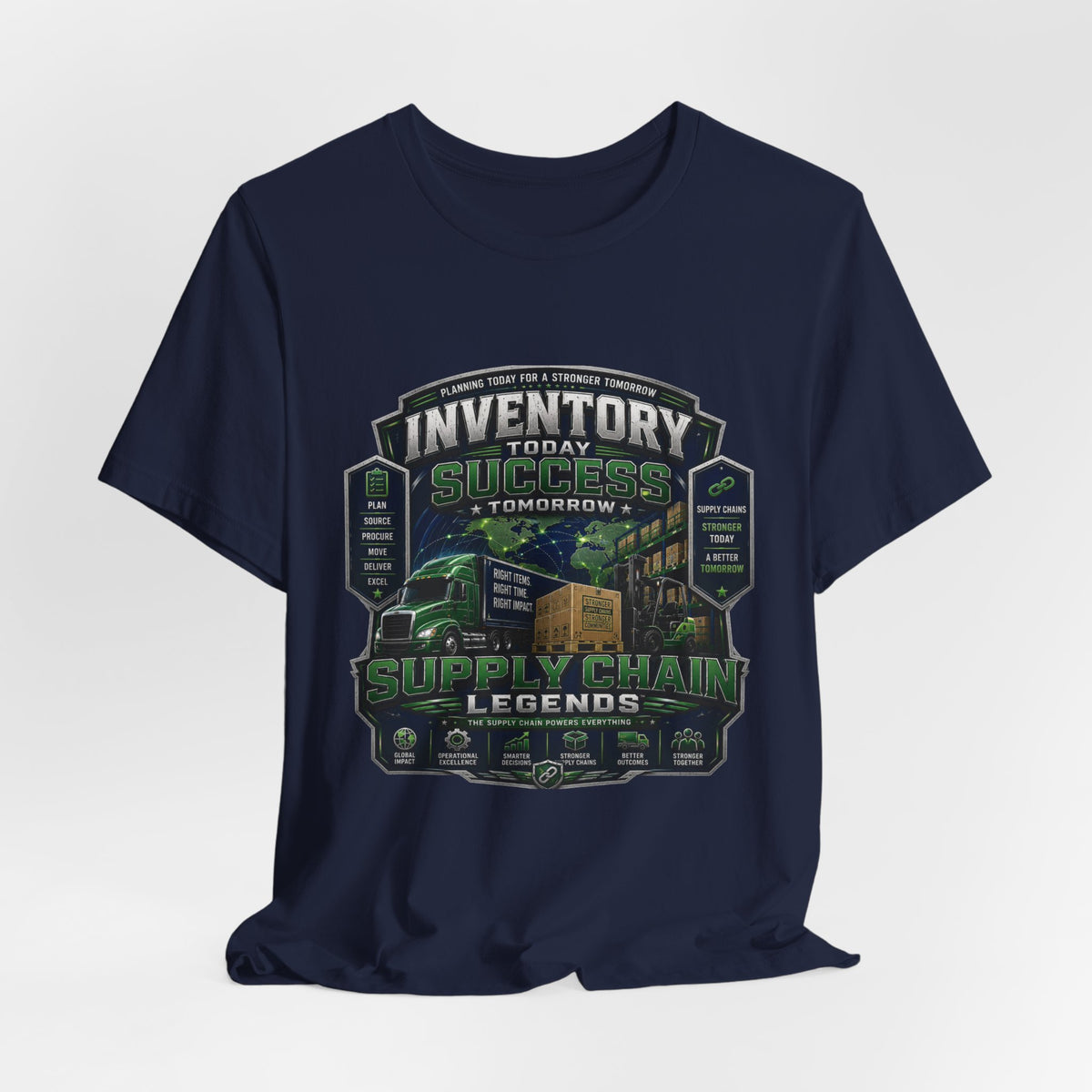 Supply Chain Legends T-Shirt — "Don't Follow the Chain, They Run It"