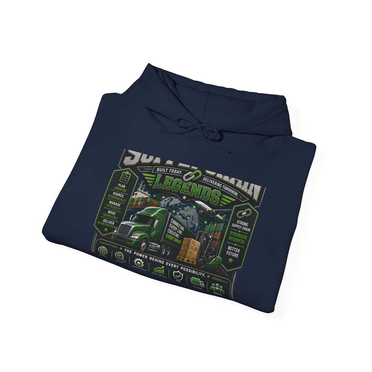 Supply Chain Legends— Supply Chain Management Gift Hooded Sweatshirt