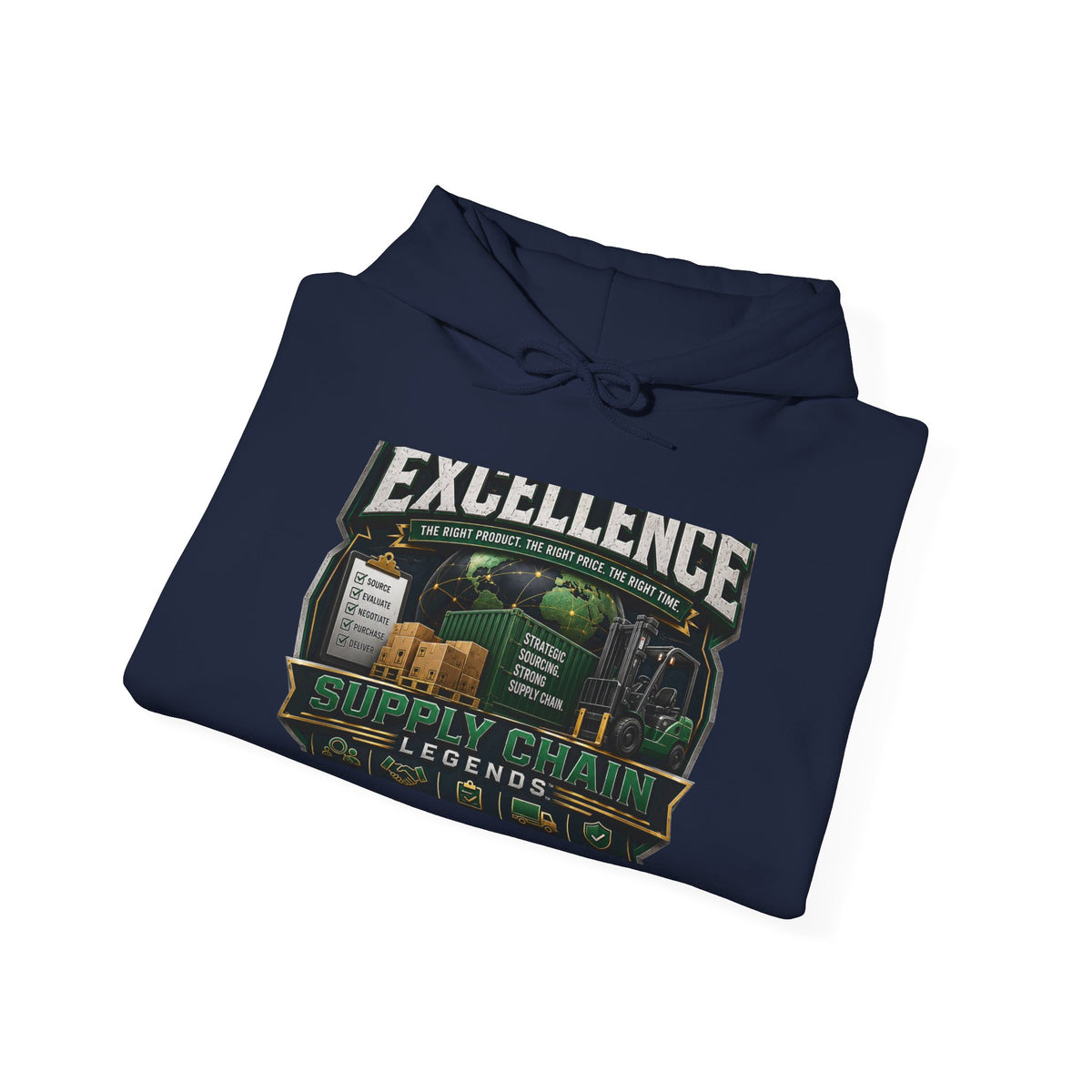 Excellence Supply Chain Hoodie — 'Excellence' Logistics & Supply Chain Manager Sweatshirt
