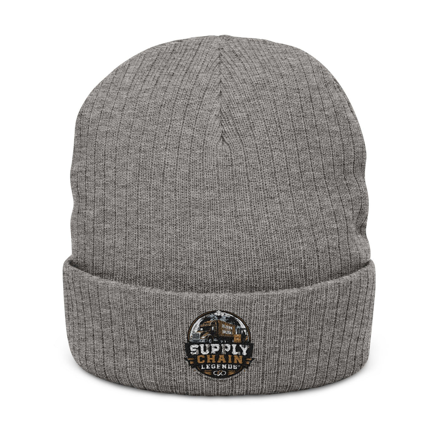 Ribbed Knit Beanie (Embroidery)