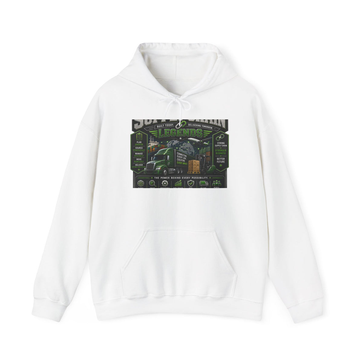 Supply Chain Legends— Supply Chain Management Gift Hooded Sweatshirt