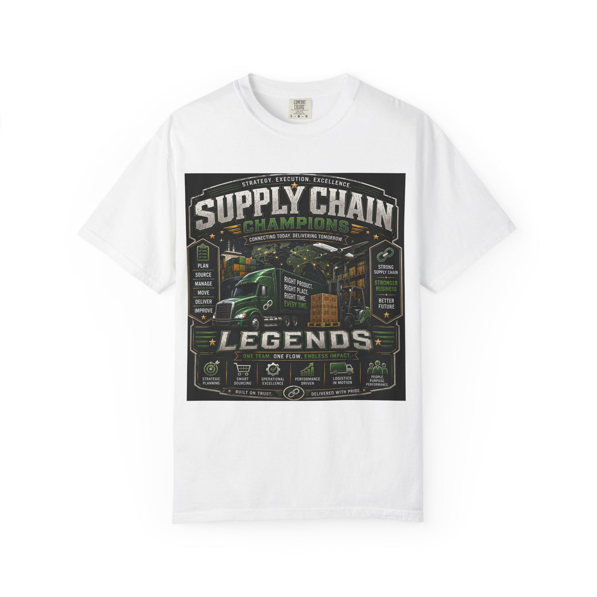 Supply Chain Legends T-Shirt — Supply Chain Management Gift Tee