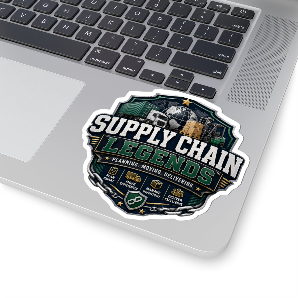 Supply Chain Legends Sticker — Kiss-Cut Vinyl Logistics Decal