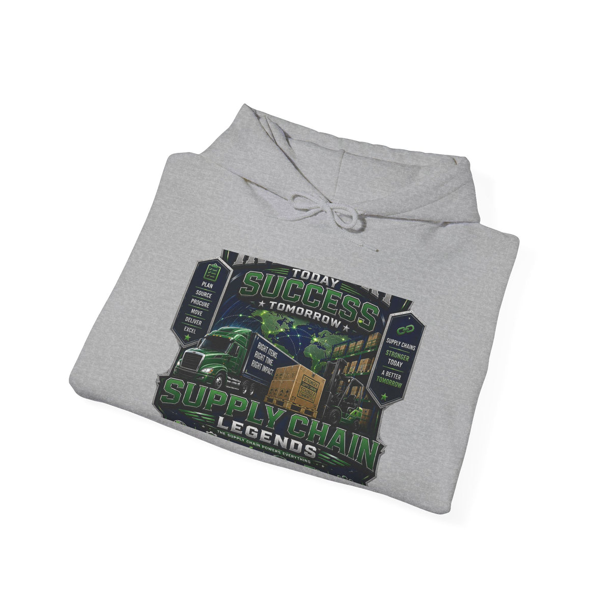 Supply Chain Legends— Supply Chain Management Gift Hooded Sweatshirt