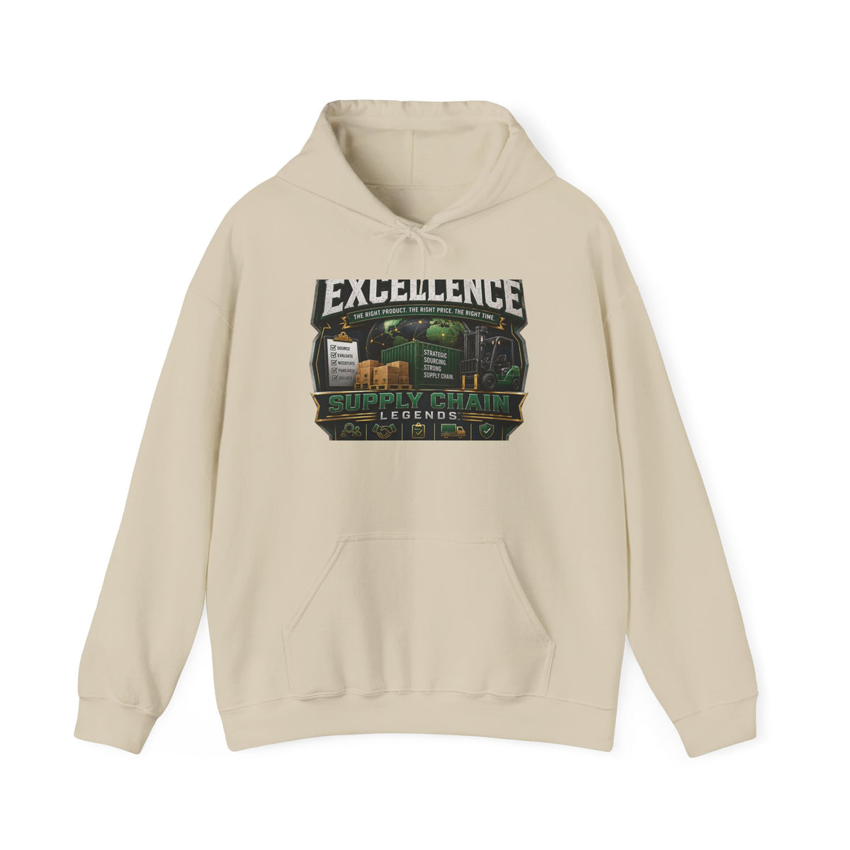 Excellence Supply Chain Hoodie — 'Excellence' Logistics & Supply Chain Manager Sweatshirt