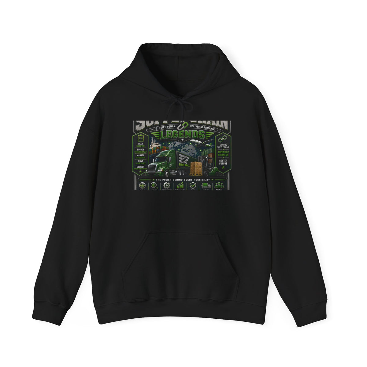 Supply Chain Legends— Supply Chain Management Gift Hooded Sweatshirt