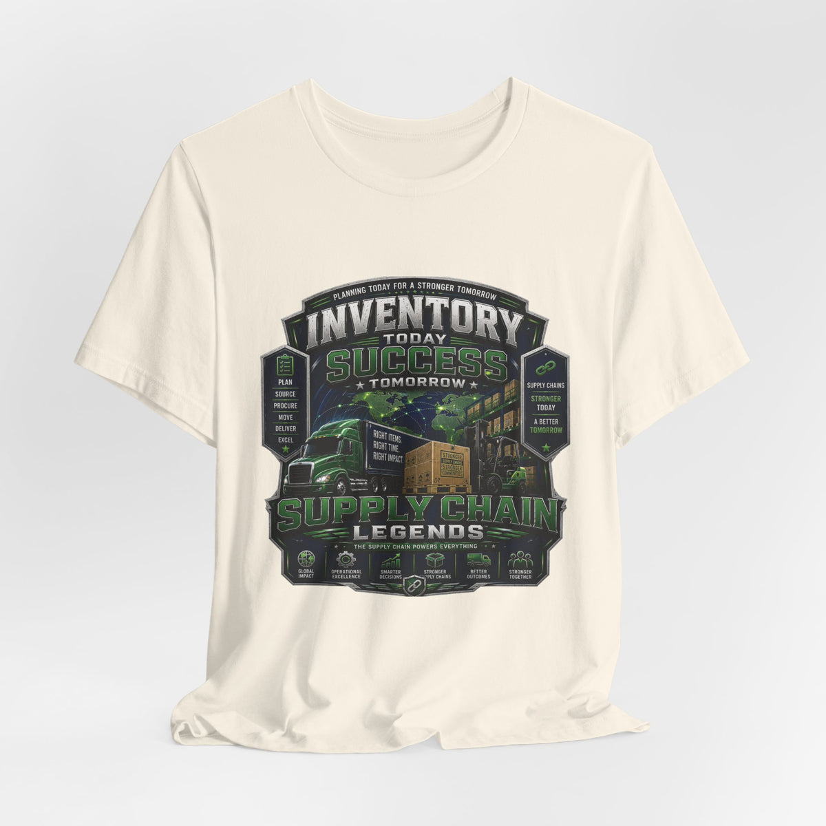 Supply Chain Legends T-Shirt — "Don't Follow the Chain, They Run It"