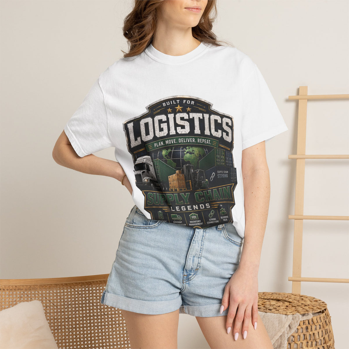 Logistics & Supply Chain Legends T-Shirt — “Don’t Follow the Chain, They Run It”