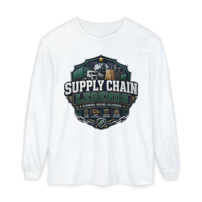 Unisex Garment-dyed Long Sleeve T-Shirt