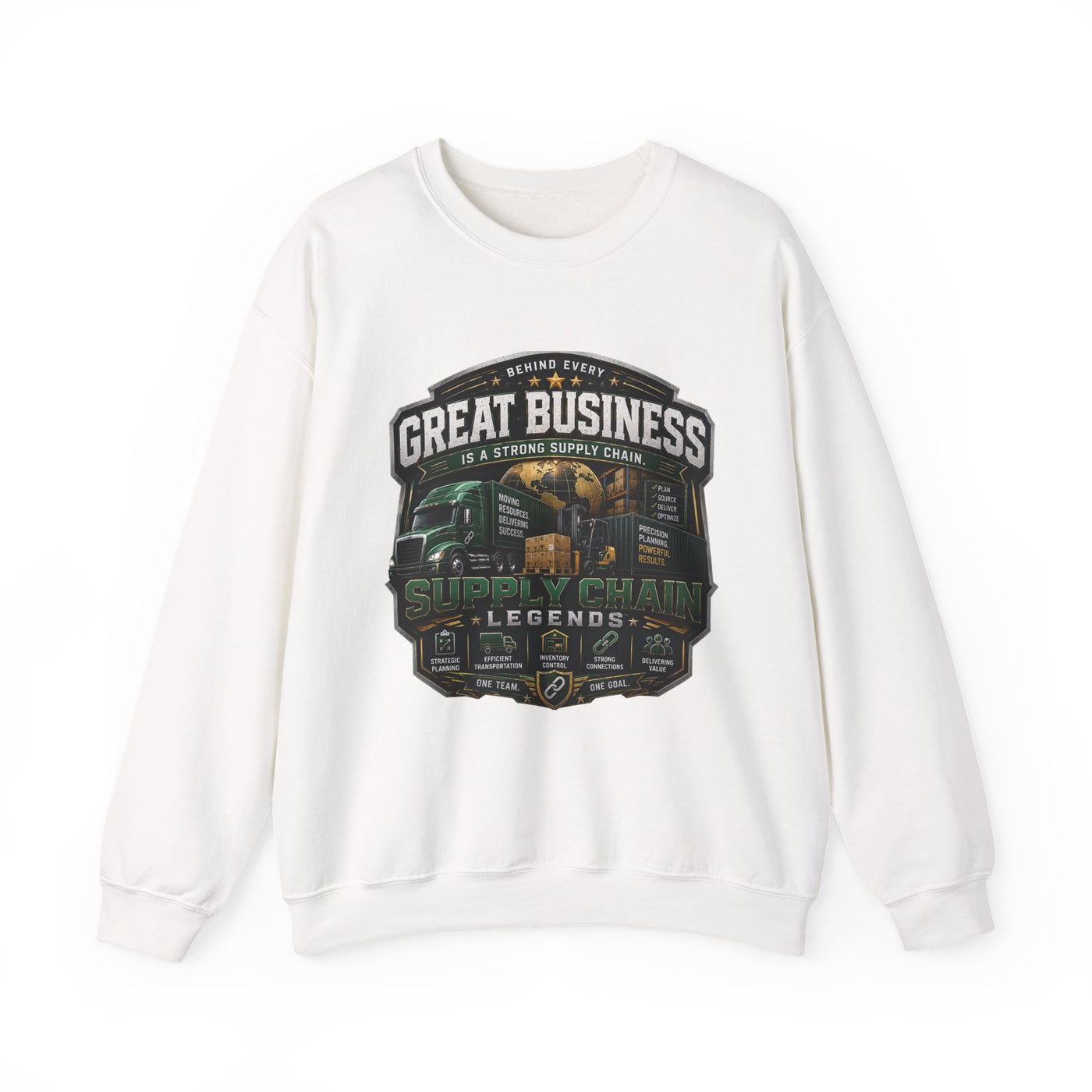 Supply Chain Legends Sweatshirt — “Great Business” Trucking Crewneck