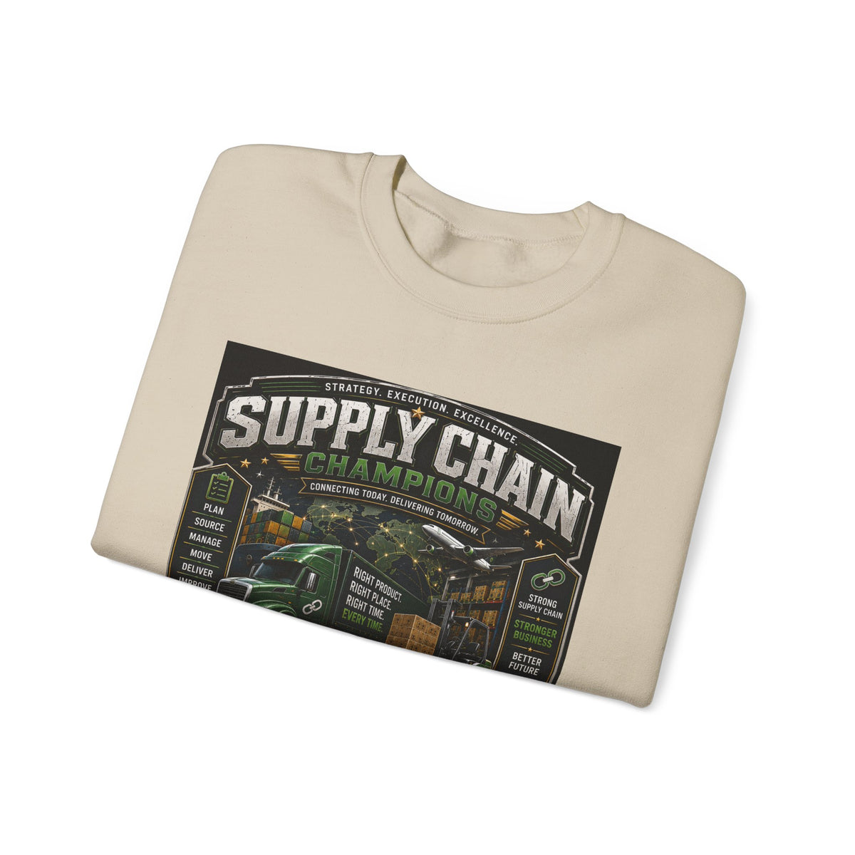 Supply Chain Legends  Supply Chain Management Gift Crewneck Sweatshirt