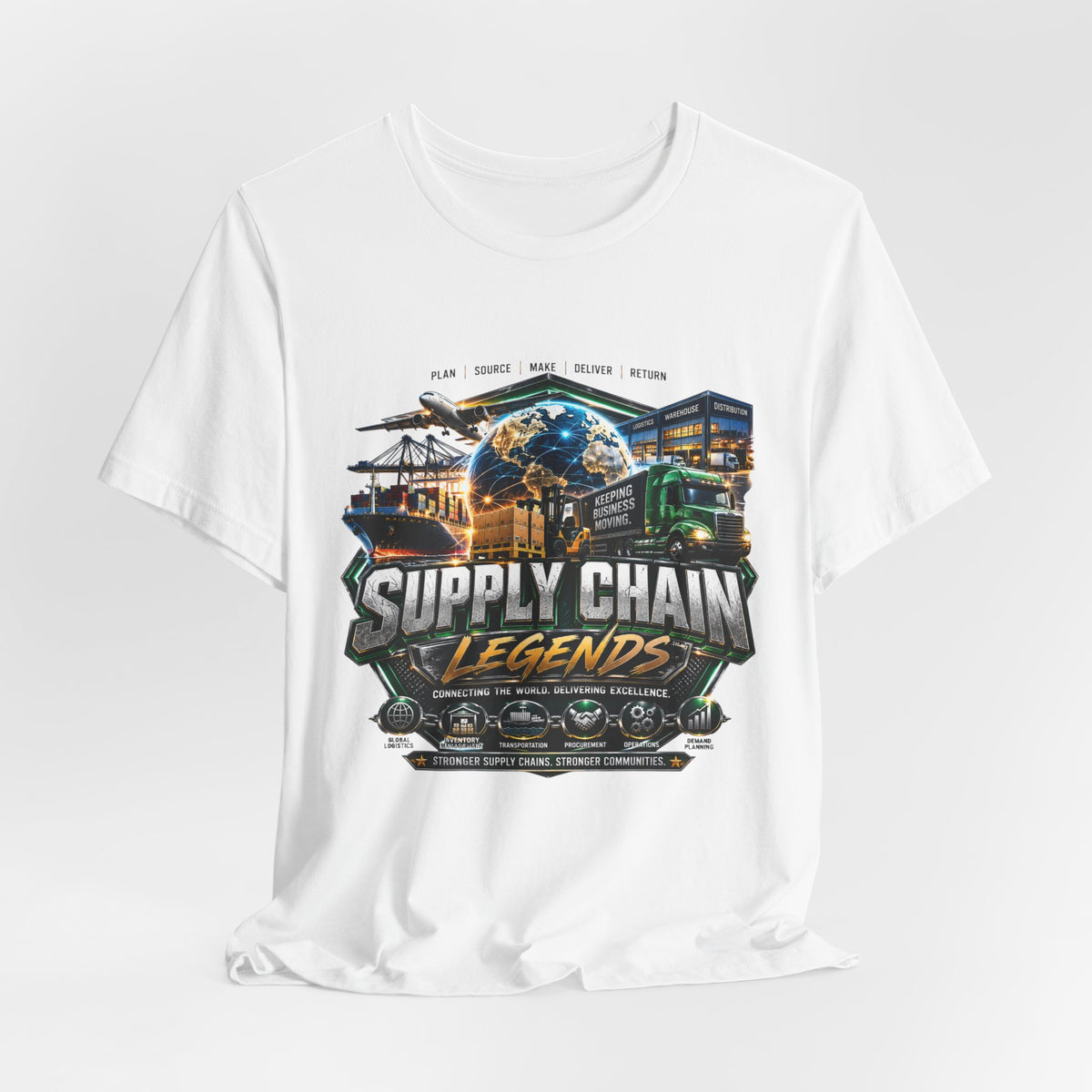 Supply Chain Legends T-Shirt — Supply Chain Management Gift Tee