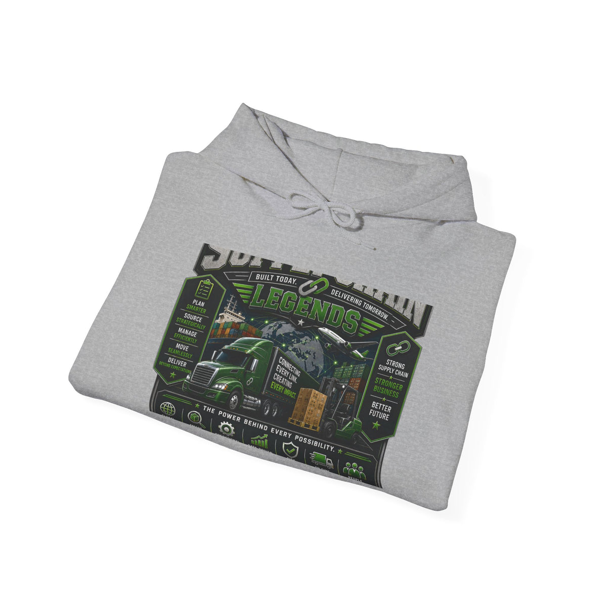Supply Chain Legends— Supply Chain Management Gift Hooded Sweatshirt