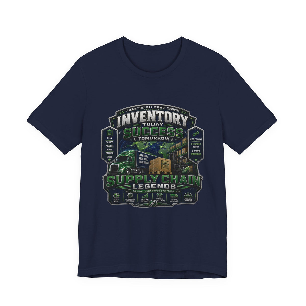 Supply Chain Legends T-Shirt — "Don't Follow the Chain, They Run It"
