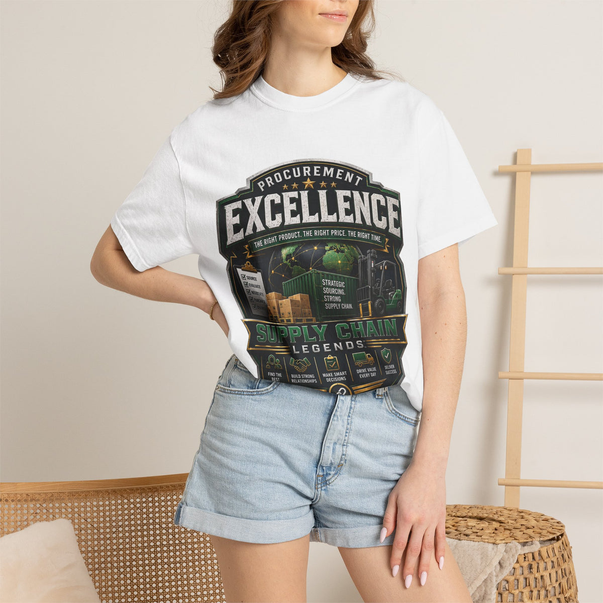 Supply Chain Legends T-Shirt — "Procurement Excellence" Graphic Tee