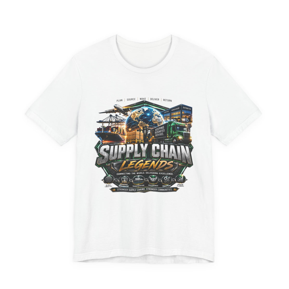 Supply Chain Legends T-Shirt — Supply Chain Management Gift Tee