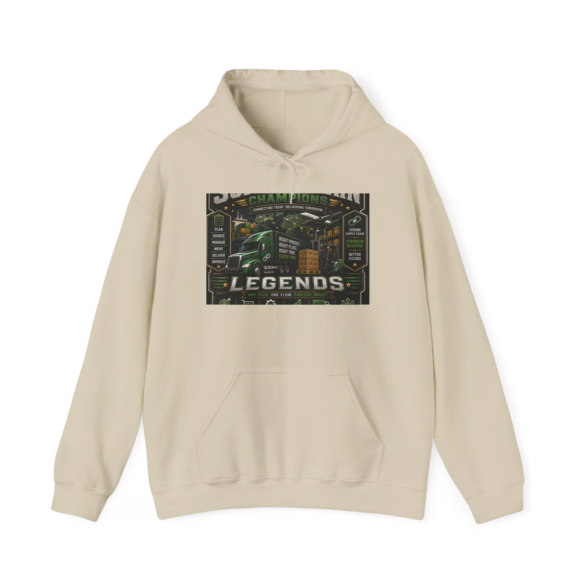 Supply Chain Legends— Supply Chain Management Gift Hooded Sweatshirt