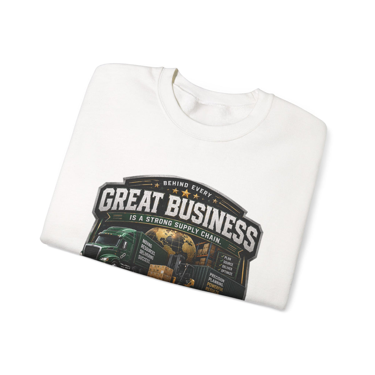 Supply Chain Legends Sweatshirt — “Great Business” Trucking Crewneck
