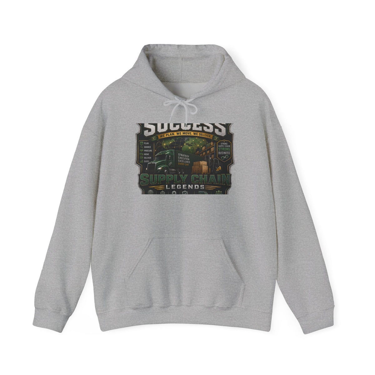 Success Supply Co. Hoodie — Vintage Barbershop & Legends Graphic Hooded Sweatshirt