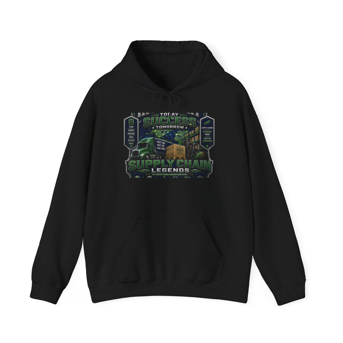 Supply Chain Legends— Supply Chain Management Gift Hooded Sweatshirt