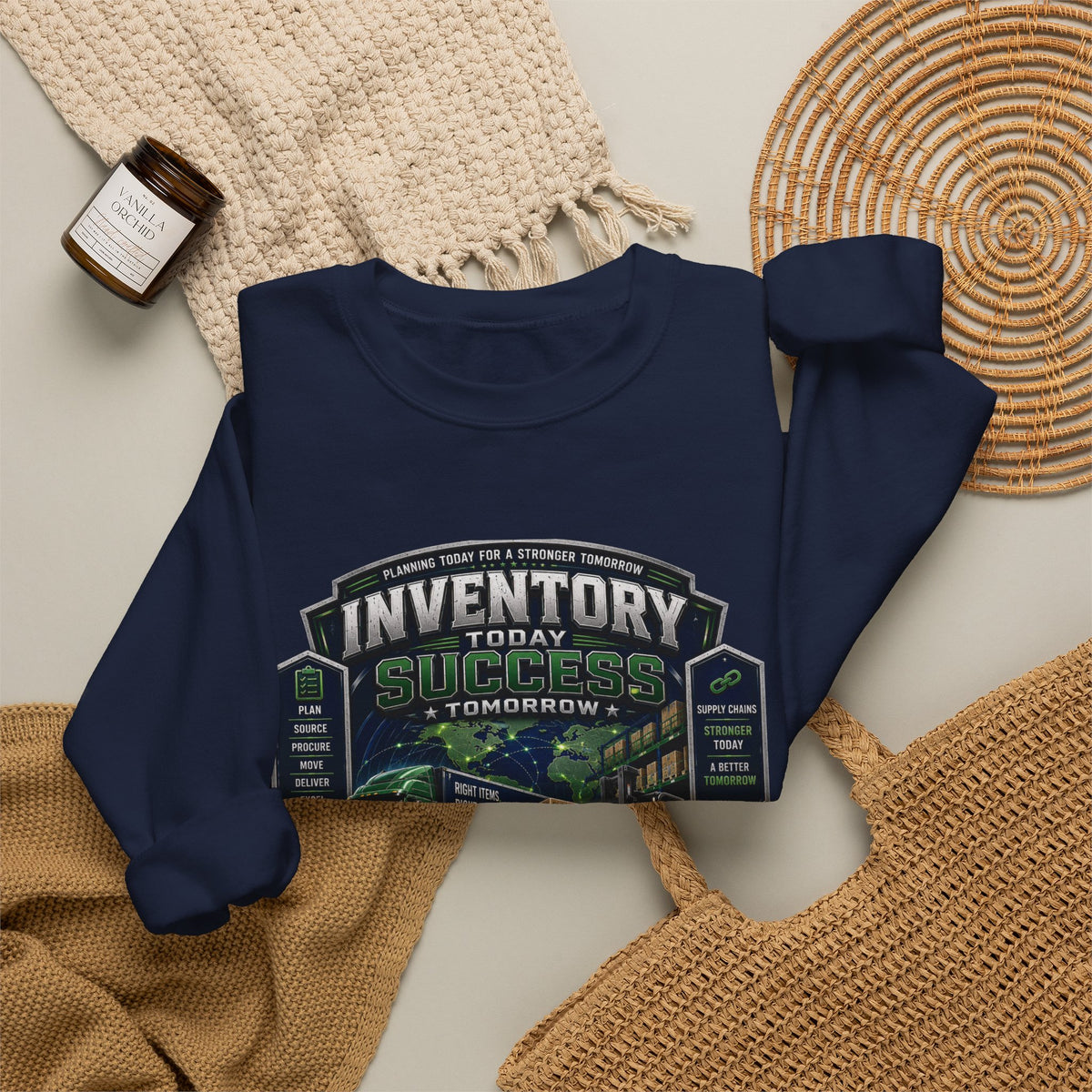 Supply Chain Legends— Supply Chain Management Gift Crewneck Sweatshirt