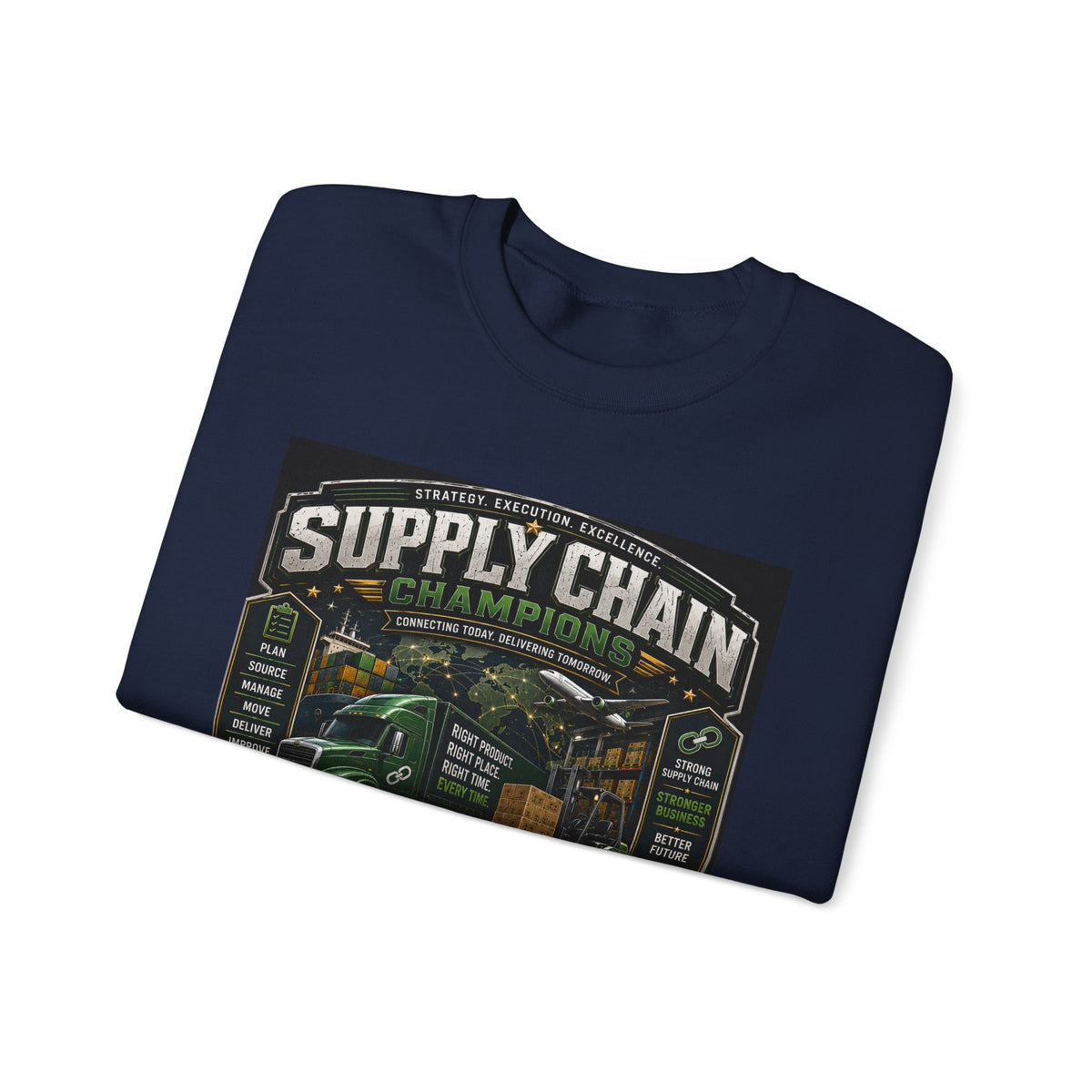 Supply Chain Legends  Supply Chain Management Gift Crewneck Sweatshirt