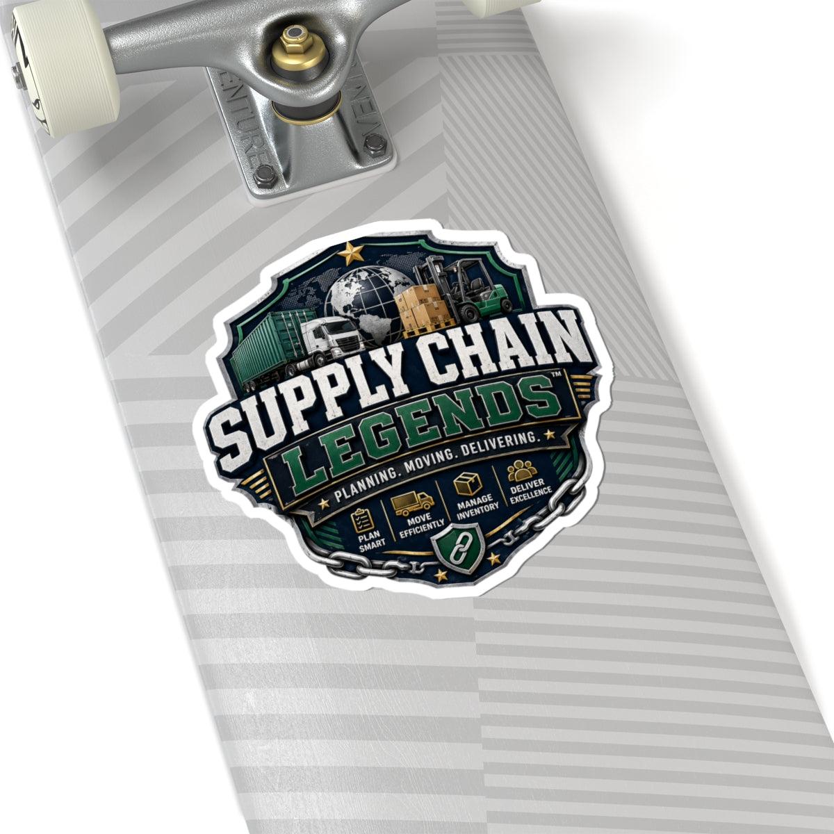 Supply Chain Legends Sticker — Kiss-Cut Vinyl Logistics Decal