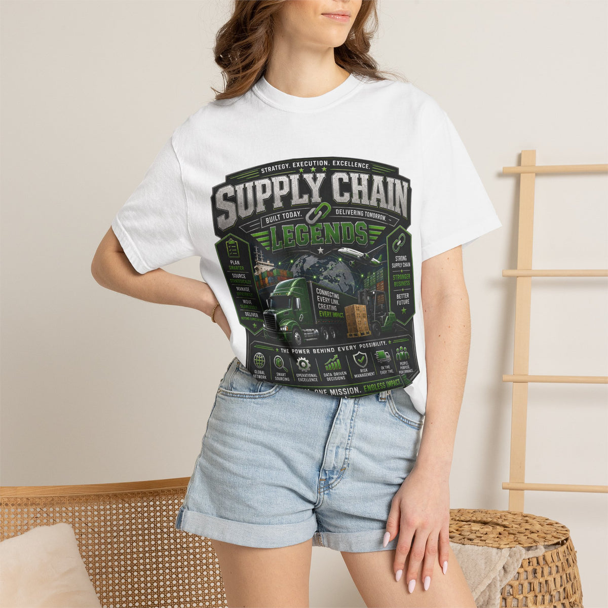 Supply Chain Legends T-Shirt — Supply Chain Management Gift Tee