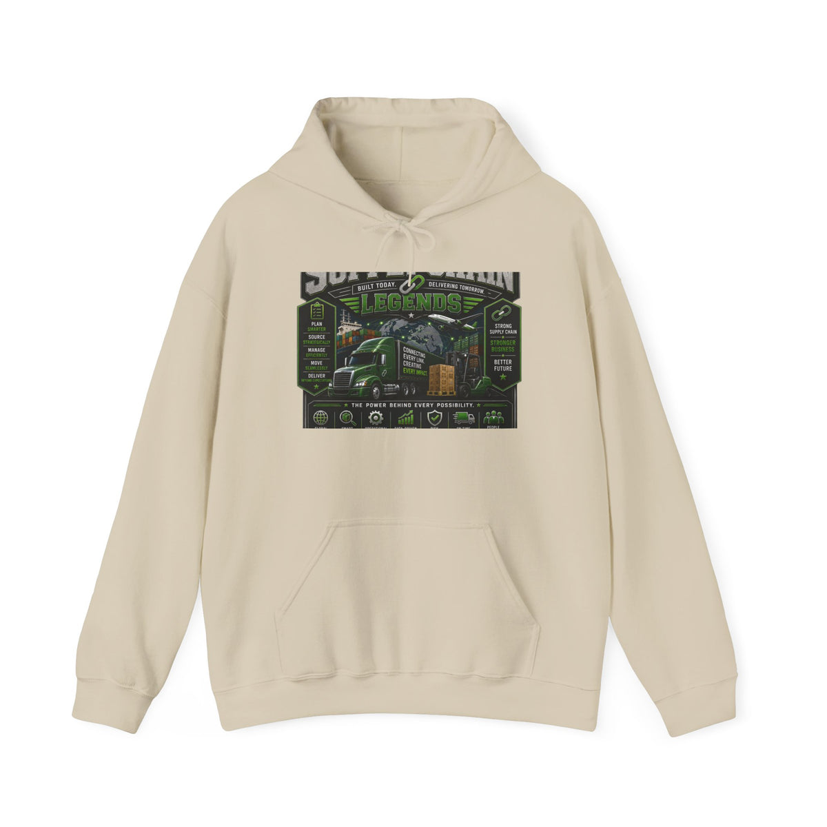 Supply Chain Legends— Supply Chain Management Gift Hooded Sweatshirt