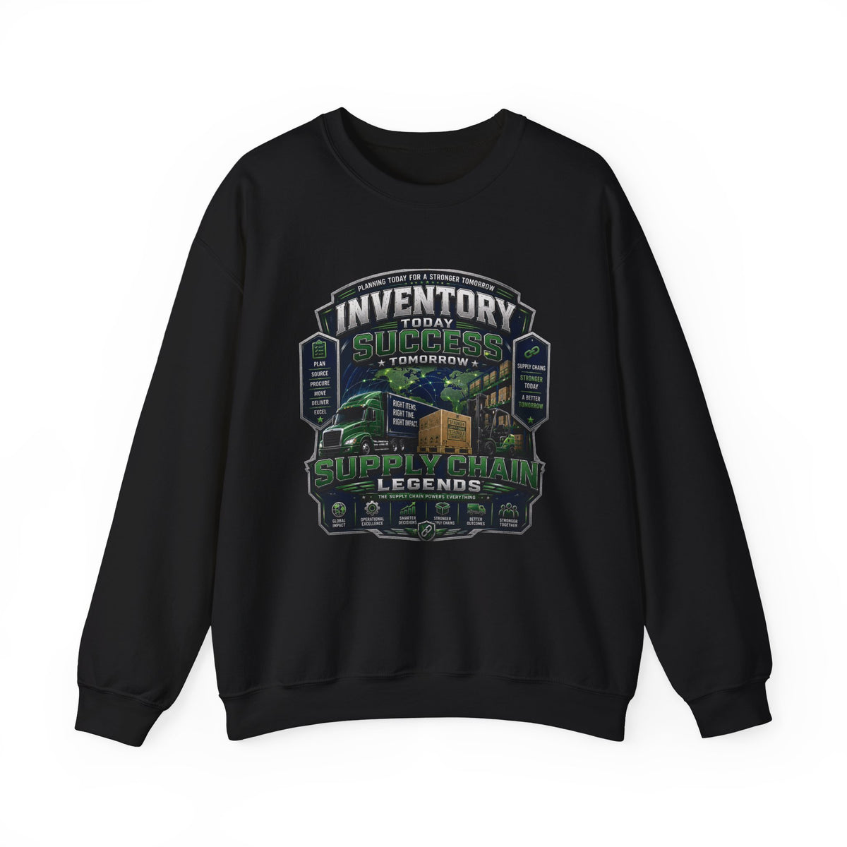 Supply Chain Legends— Supply Chain Management Gift Crewneck Sweatshirt
