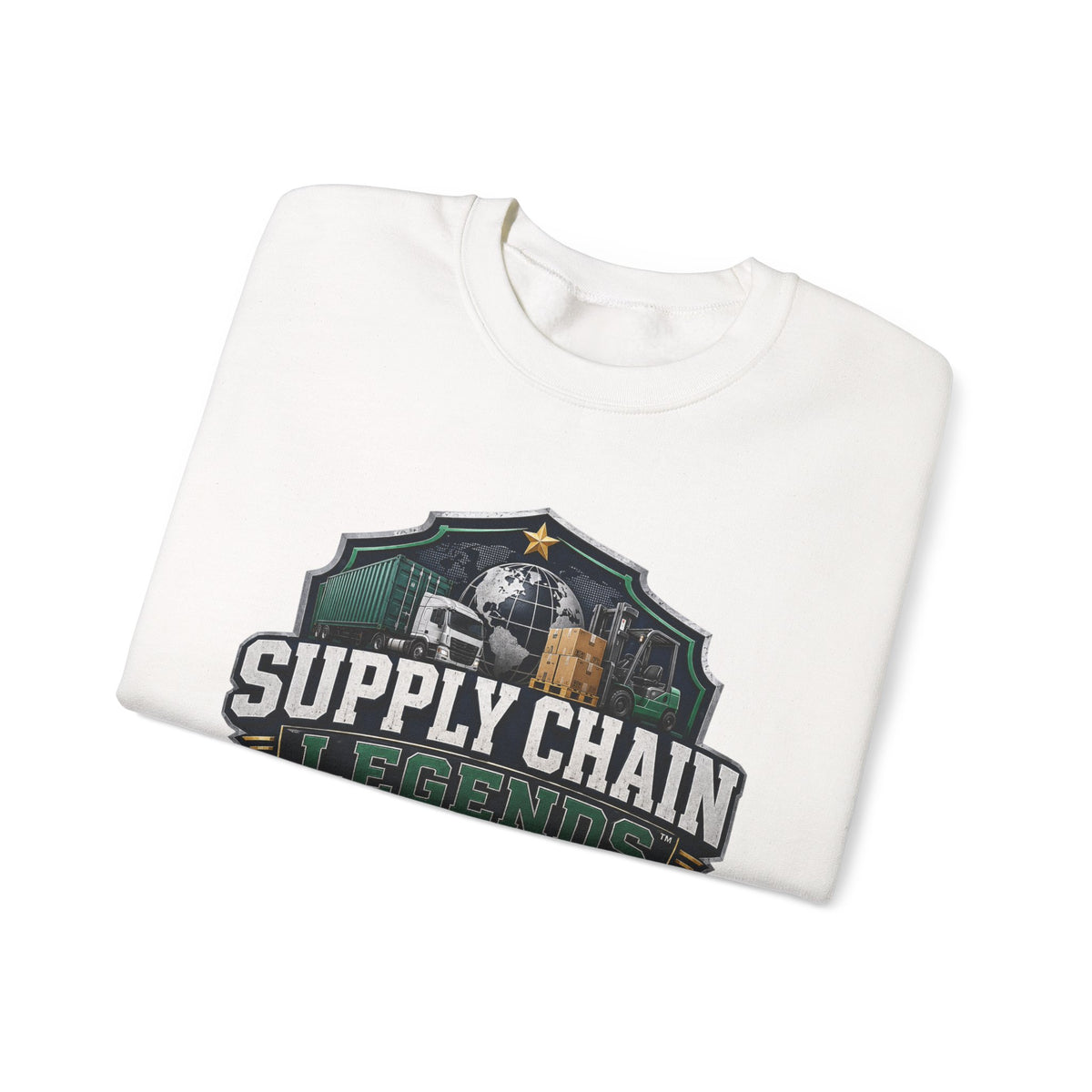 Supply Chain Legends Crewneck Sweatshirt — Supply Chain Manager Gift, Logistics & Warehousing Shirt