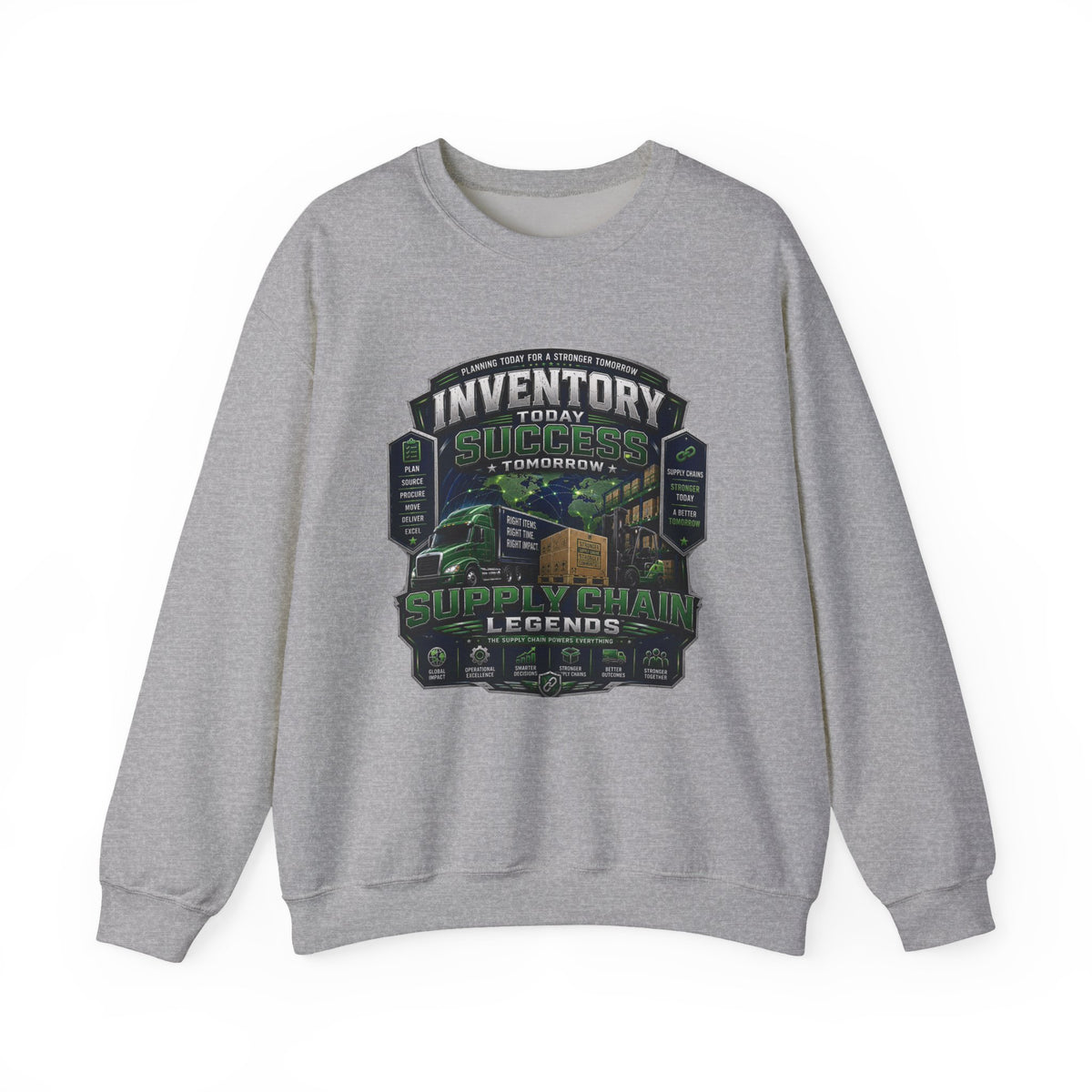 Supply Chain Legends— Supply Chain Management Gift Crewneck Sweatshirt