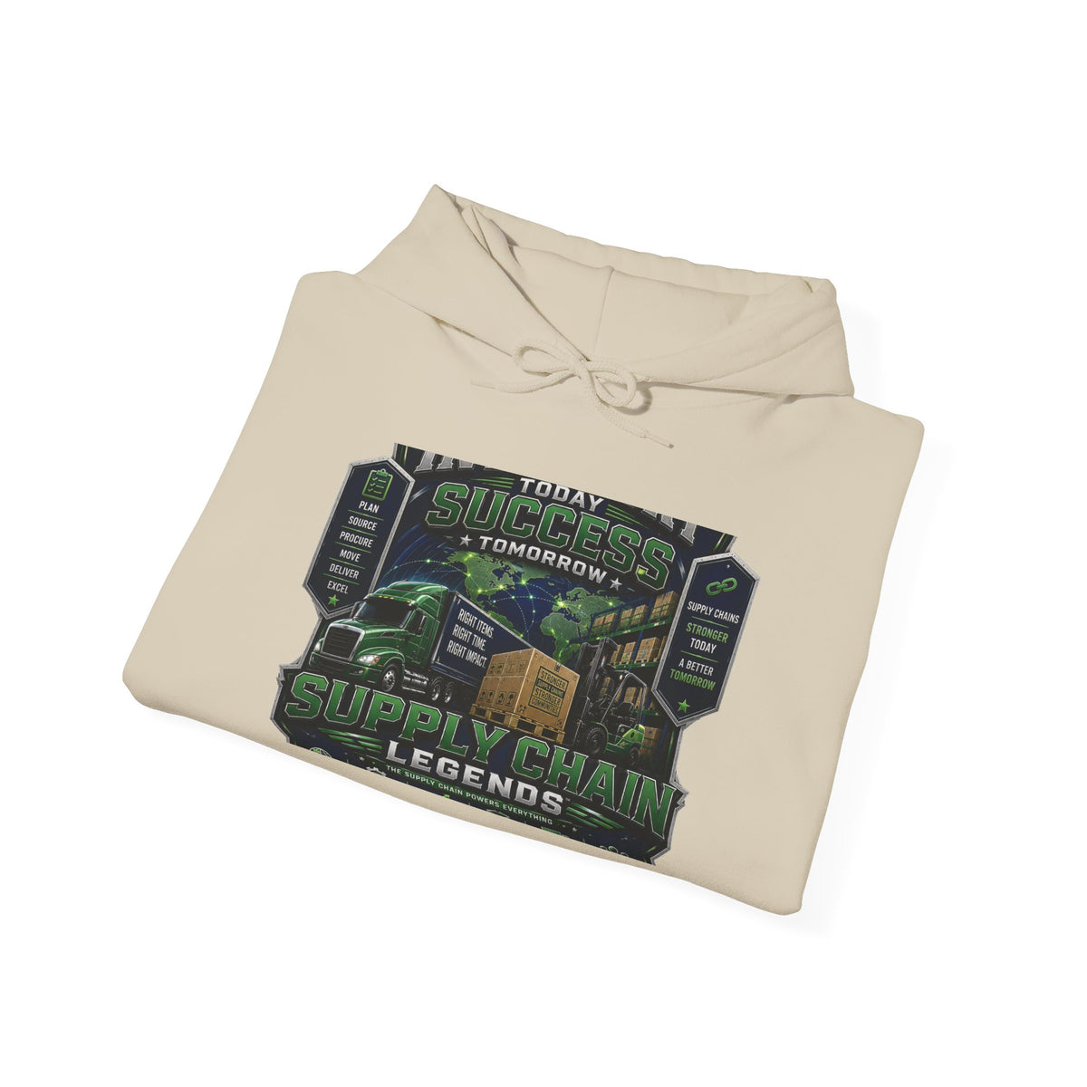 Supply Chain Legends— Supply Chain Management Gift Hooded Sweatshirt