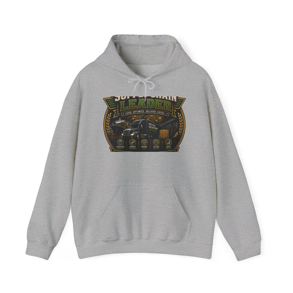 Supply Chain Legends— Supply Chain Management Gift Hooded Sweatshirt