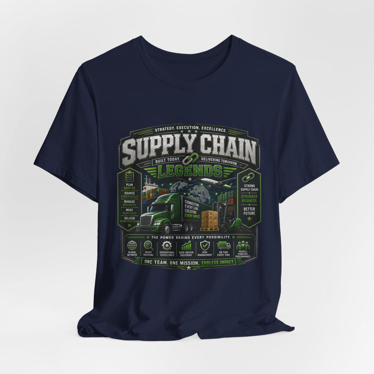Supply Chain Legends T-Shirt — Supply Chain Management Gift Tee