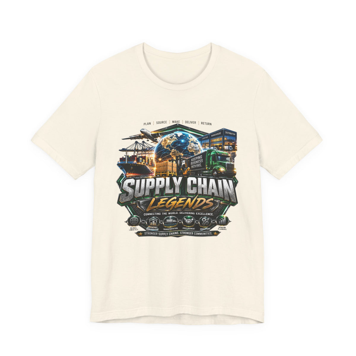 Supply Chain Legends T-Shirt — Supply Chain Management Gift Tee