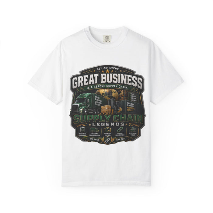 Supply Chain Legends T-Shirt — "Great Business" Trucking & Logistics Tee
