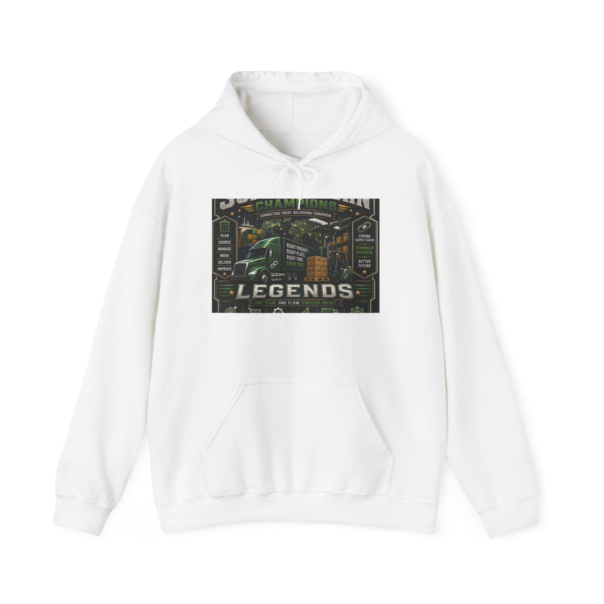 Supply Chain Legends— Supply Chain Management Gift Hooded Sweatshirt