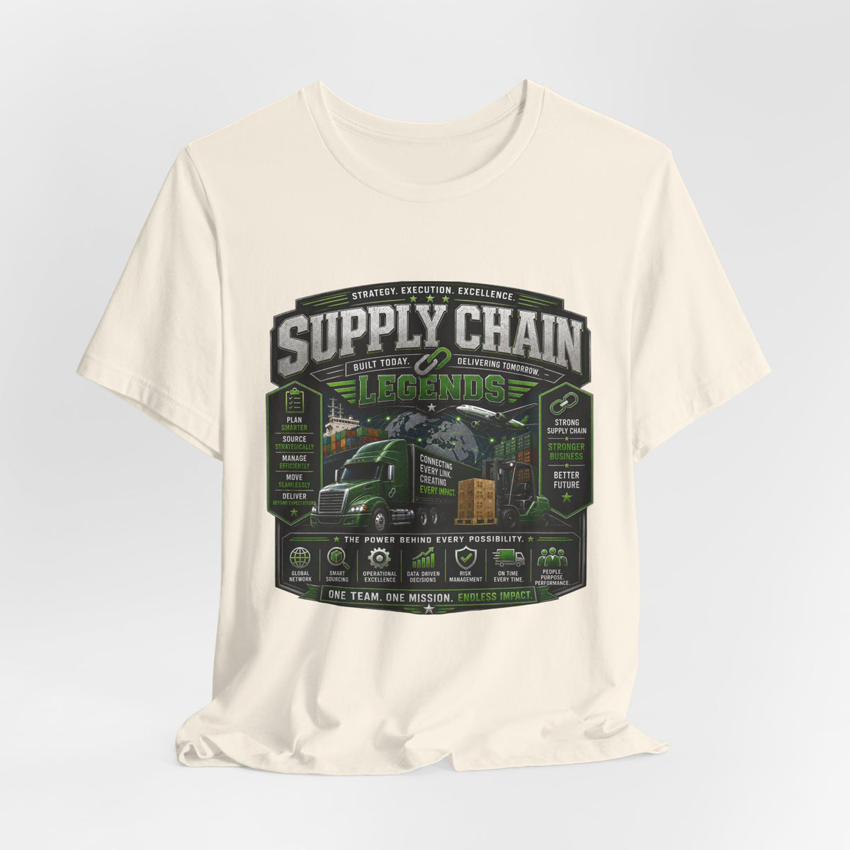 Supply Chain Legends T-Shirt — Supply Chain Management Gift Tee