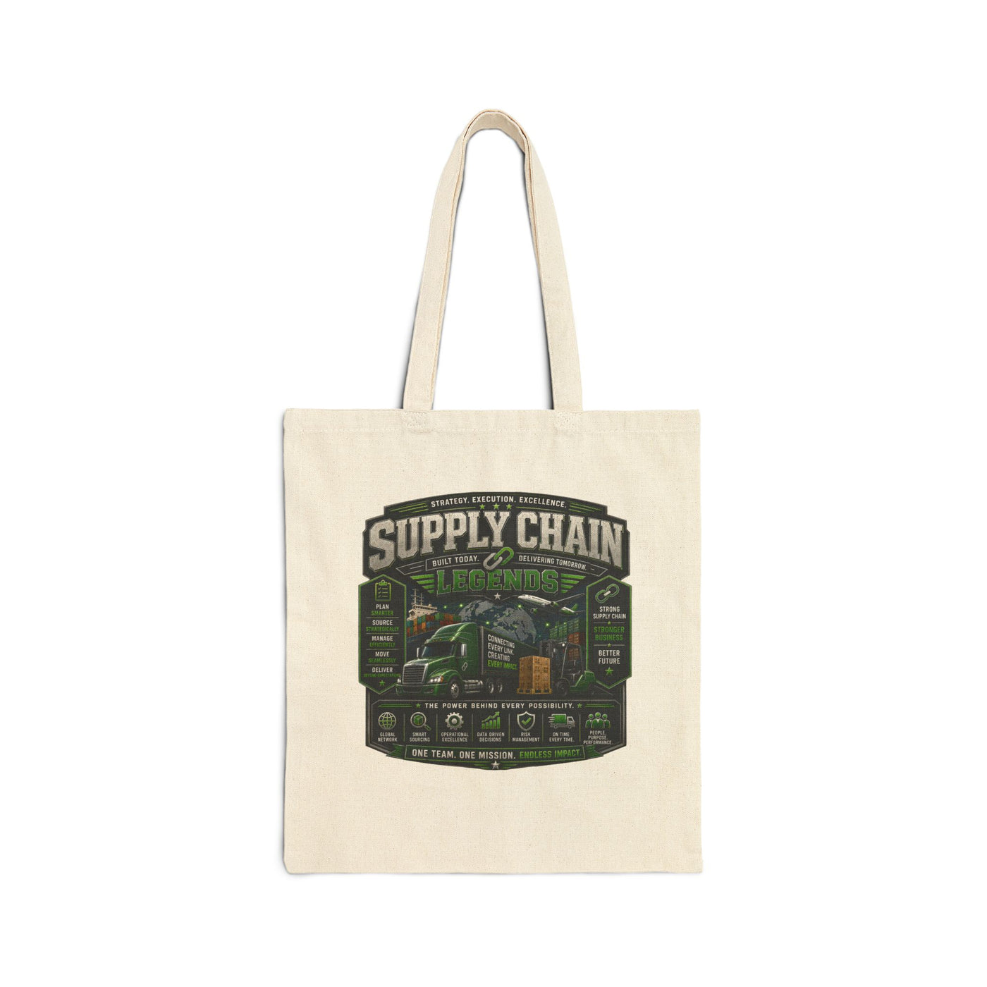 Cotton Canvas Tote Bag