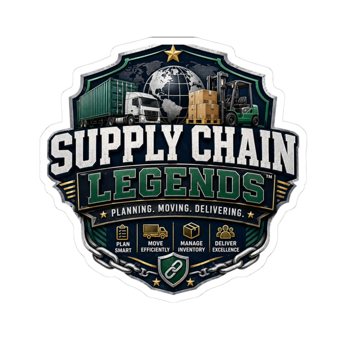 Supply Chain Legends Sticker — Kiss-Cut Vinyl Logistics Decal