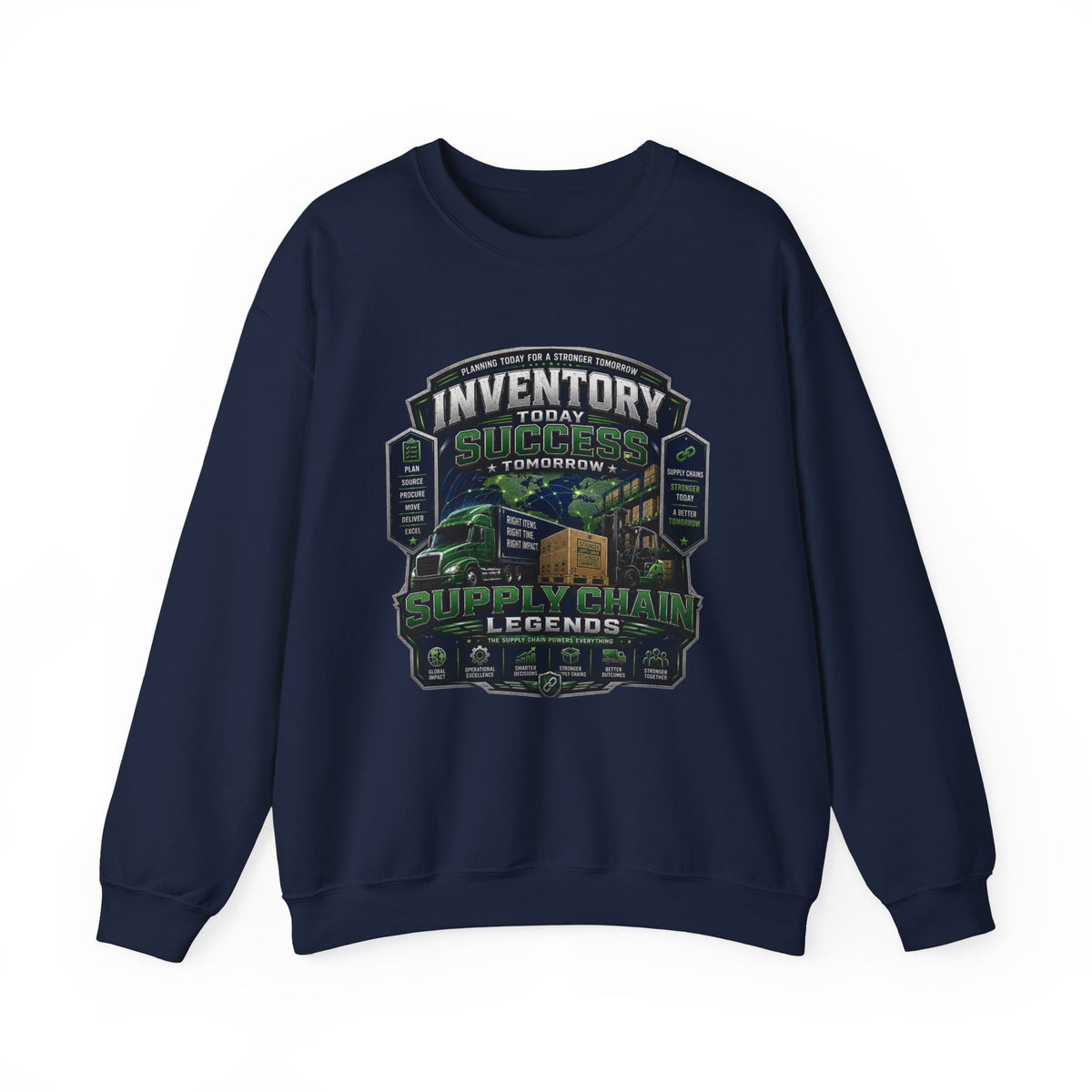 Supply Chain Legends— Supply Chain Management Gift Crewneck Sweatshirt