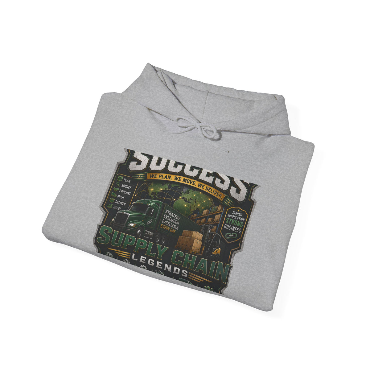 Success Supply Co. Hoodie — Vintage Barbershop & Legends Graphic Hooded Sweatshirt