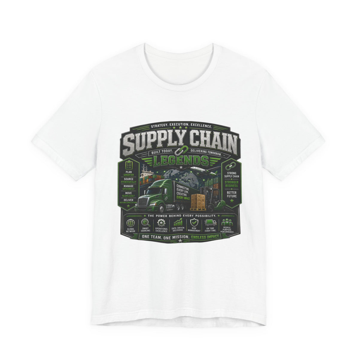 Supply Chain Legends T-Shirt — Supply Chain Management Gift Tee