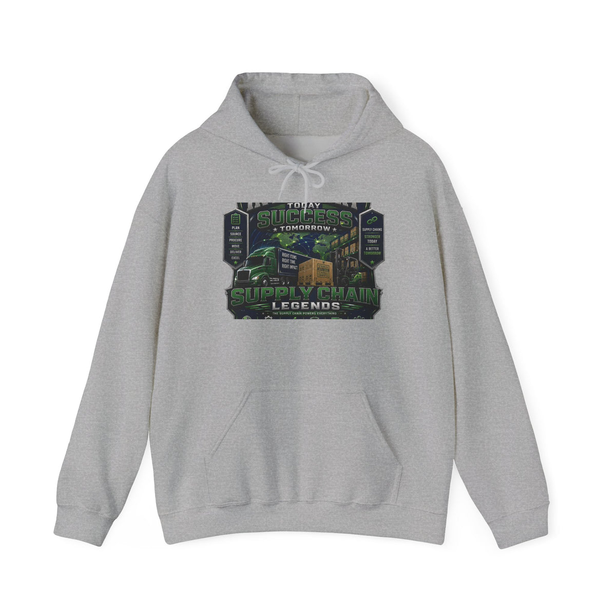 Supply Chain Legends— Supply Chain Management Gift Hooded Sweatshirt