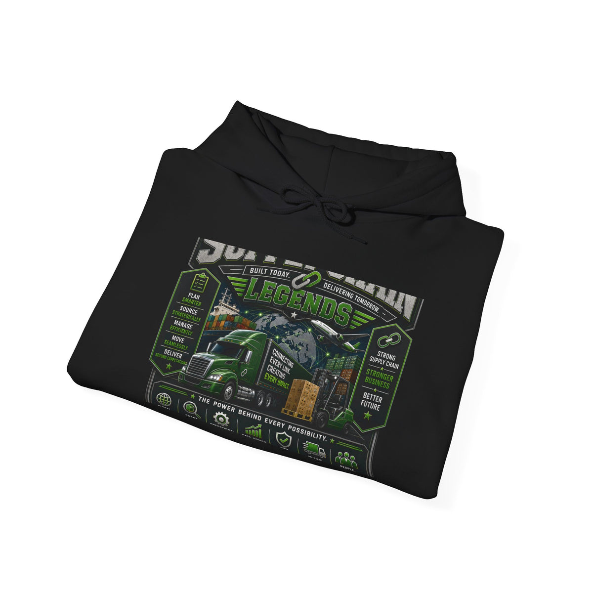 Supply Chain Legends— Supply Chain Management Gift Hooded Sweatshirt