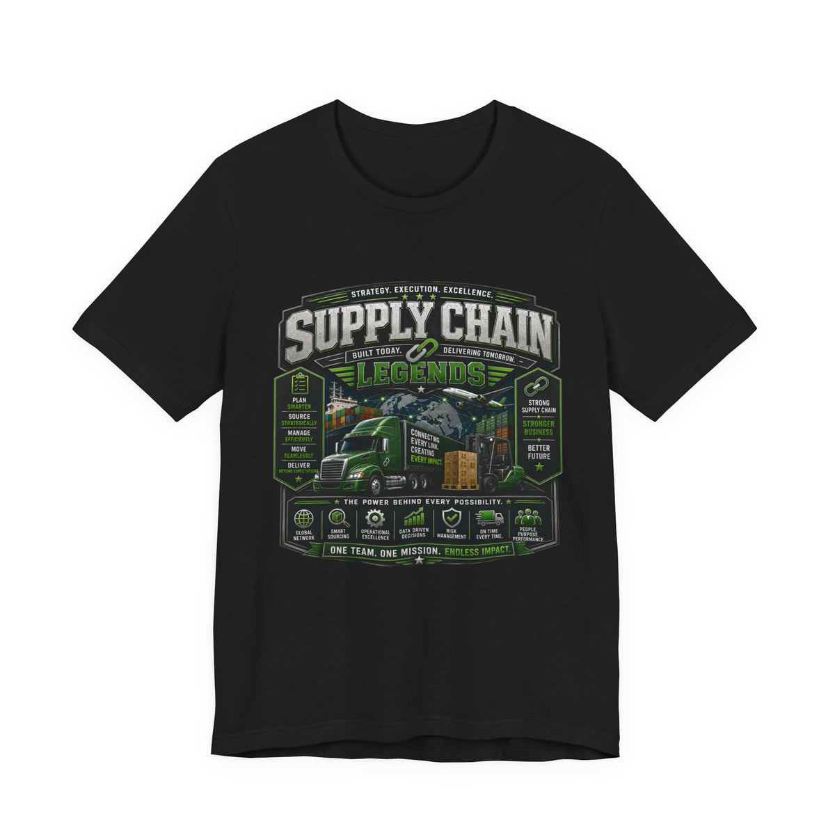 Supply Chain Legends T-Shirt — Supply Chain Management Gift Tee