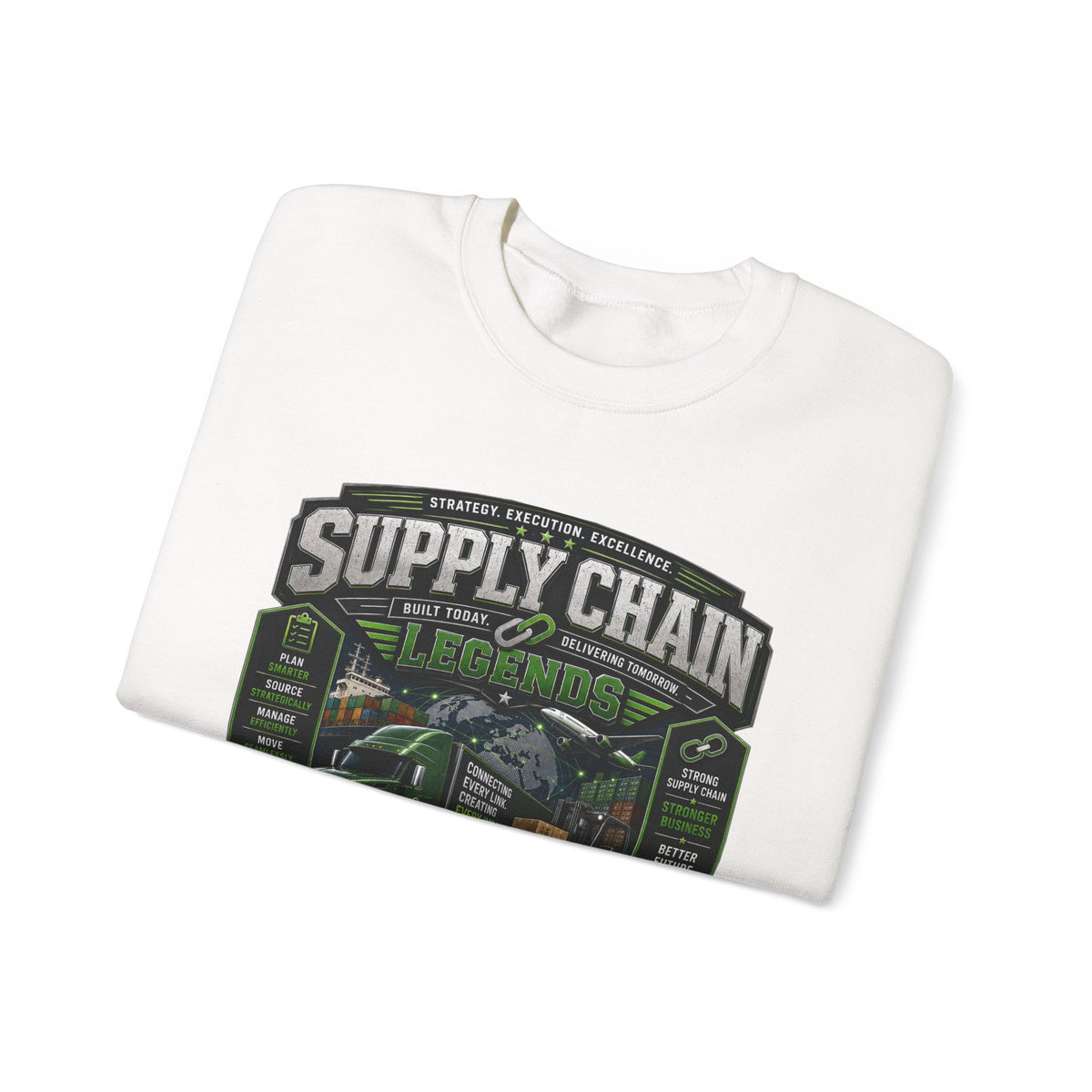 Supply Chain Legends— Supply Chain Management Gift Crewneck Sweatshirt