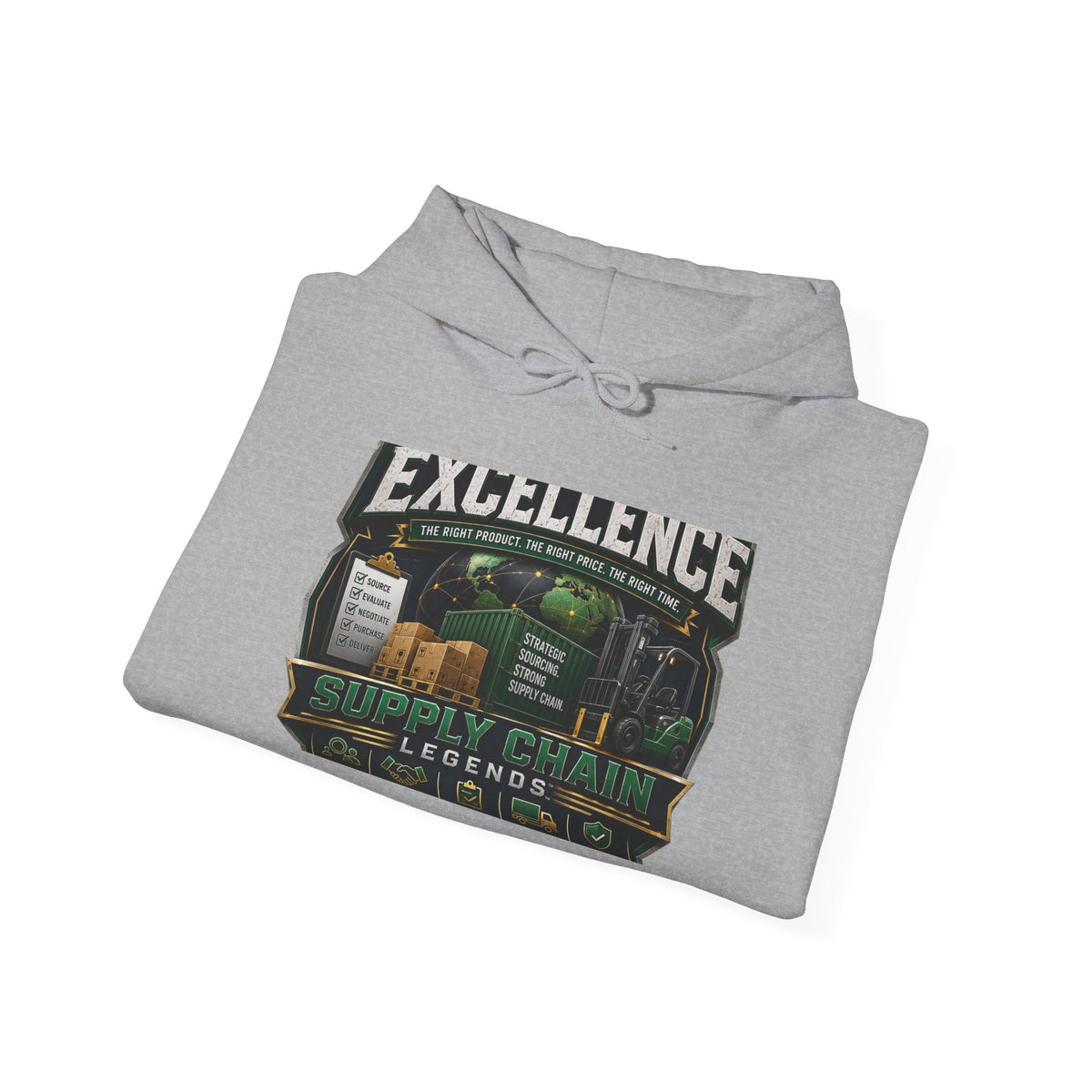 Excellence Supply Chain Hoodie — 'Excellence' Logistics & Supply Chain Manager Sweatshirt